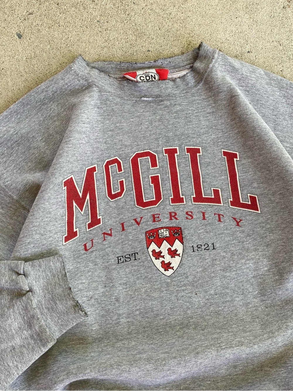 Vintage 90s McGill University Crewneck